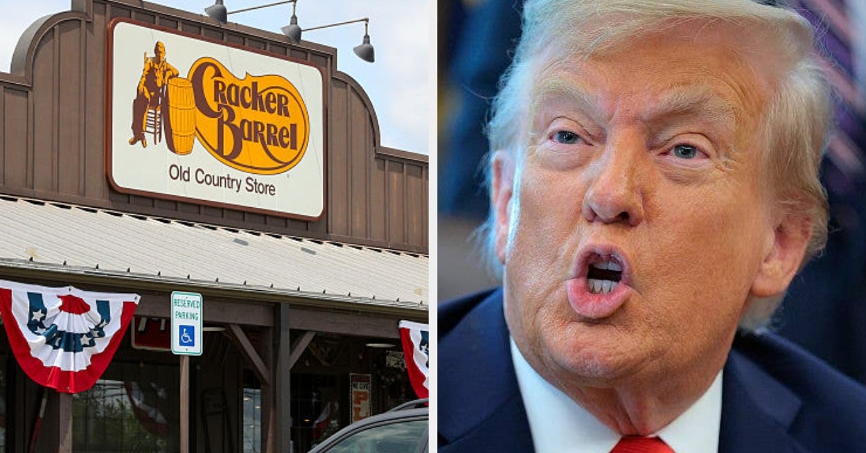 Trump Finally Decided To Weigh In On The Cracker Barrel Logo Drama