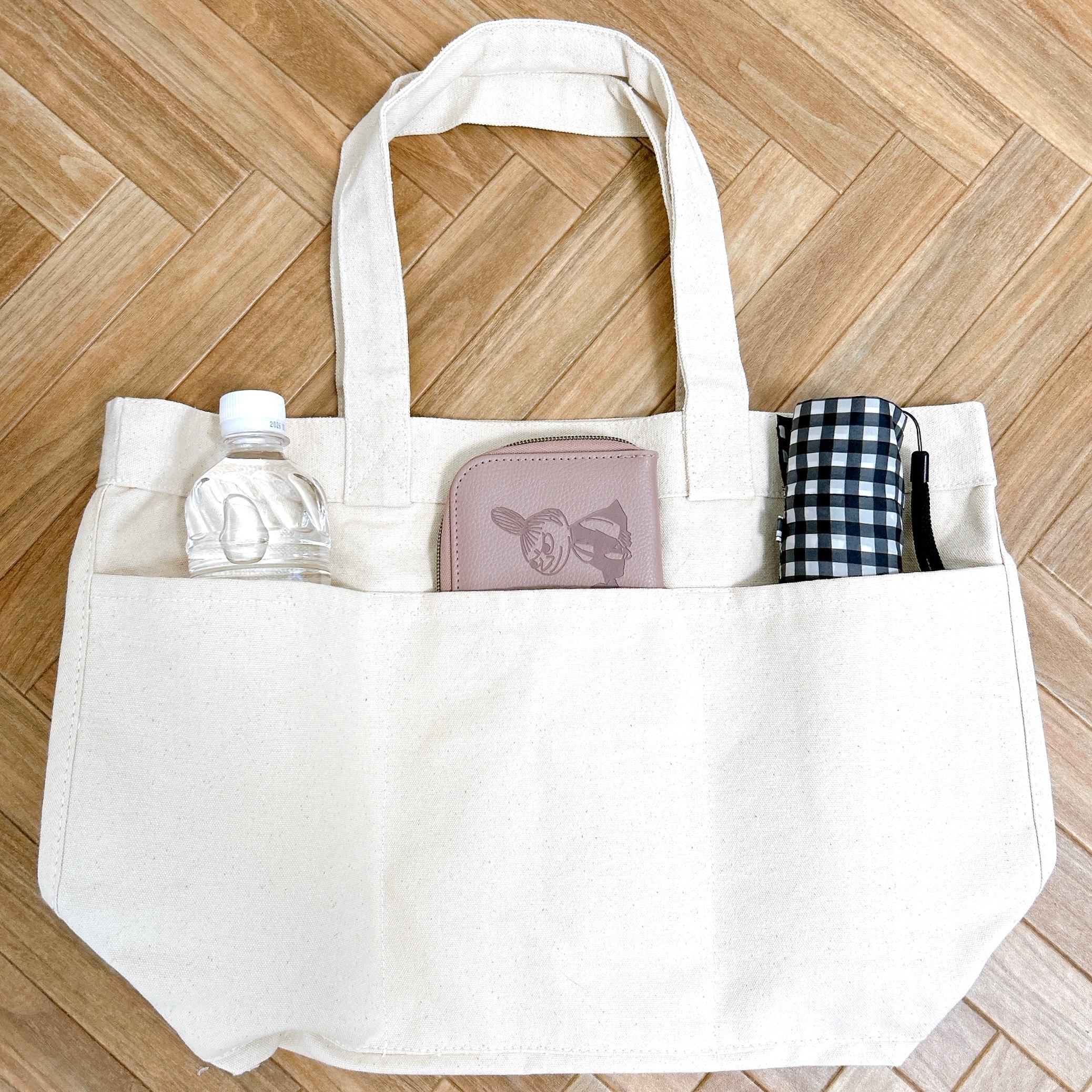 無印良品「帆布 横型トートバッグ」
