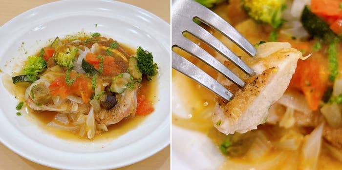 ガストの「レモンチキンソテー バジルソース」