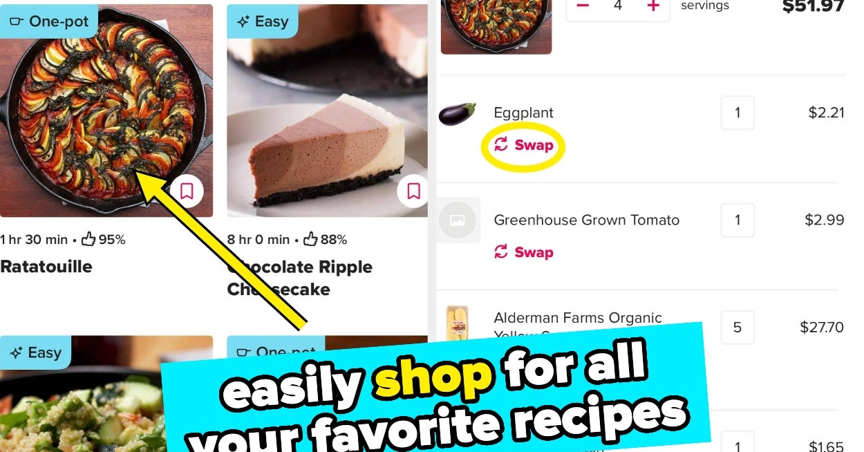 Tasty App Now Offers Instacart Grocery Shopping