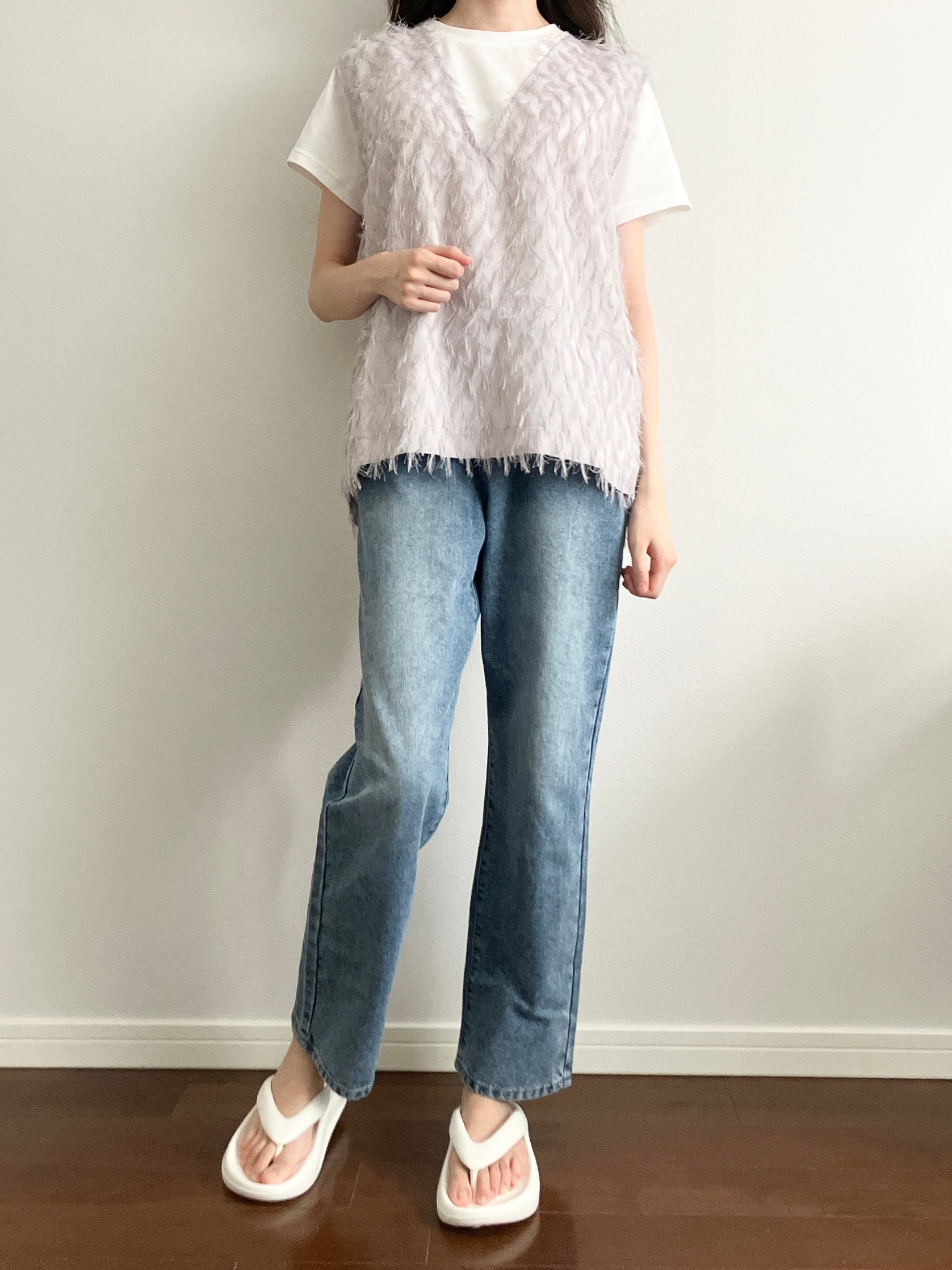 Honeys(ハニーズ)の「Tシャツ付ベスト」