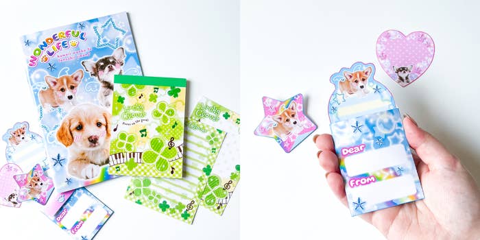 セリア「メモ 50P 平成レトロ」「A5 中綴ノート 44p 平成レトロ ふろく付」