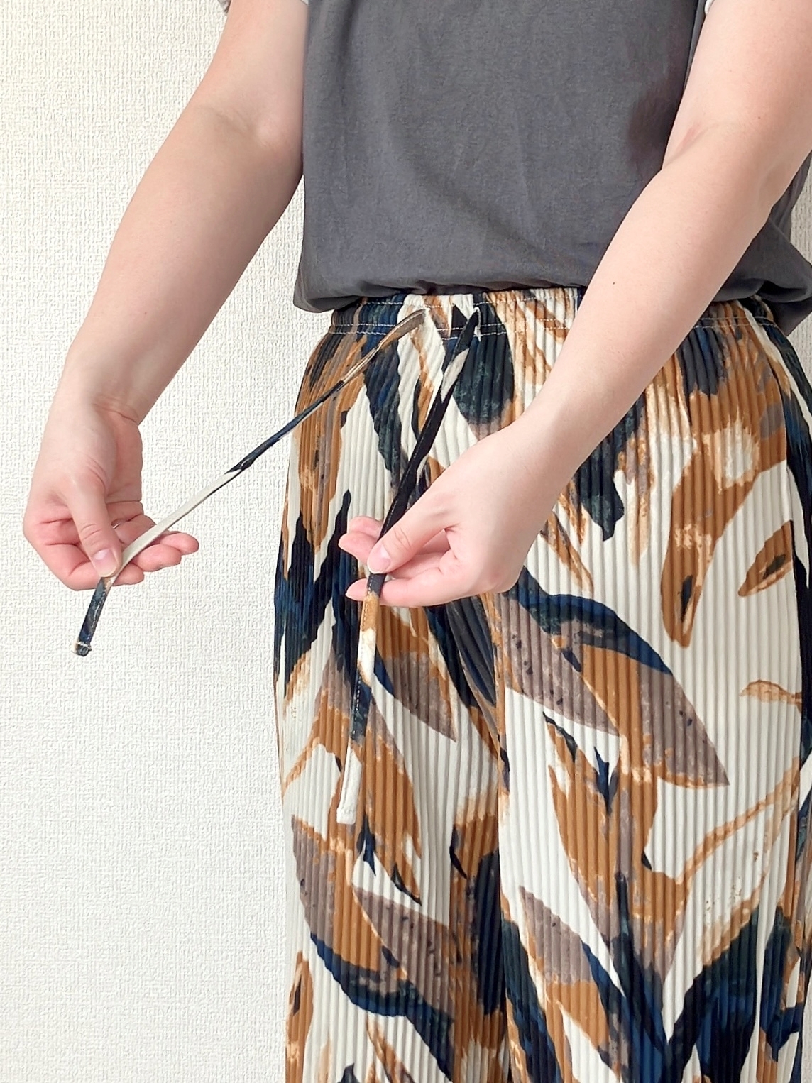 coca(コカ)の「柄リブパンツ レディース」