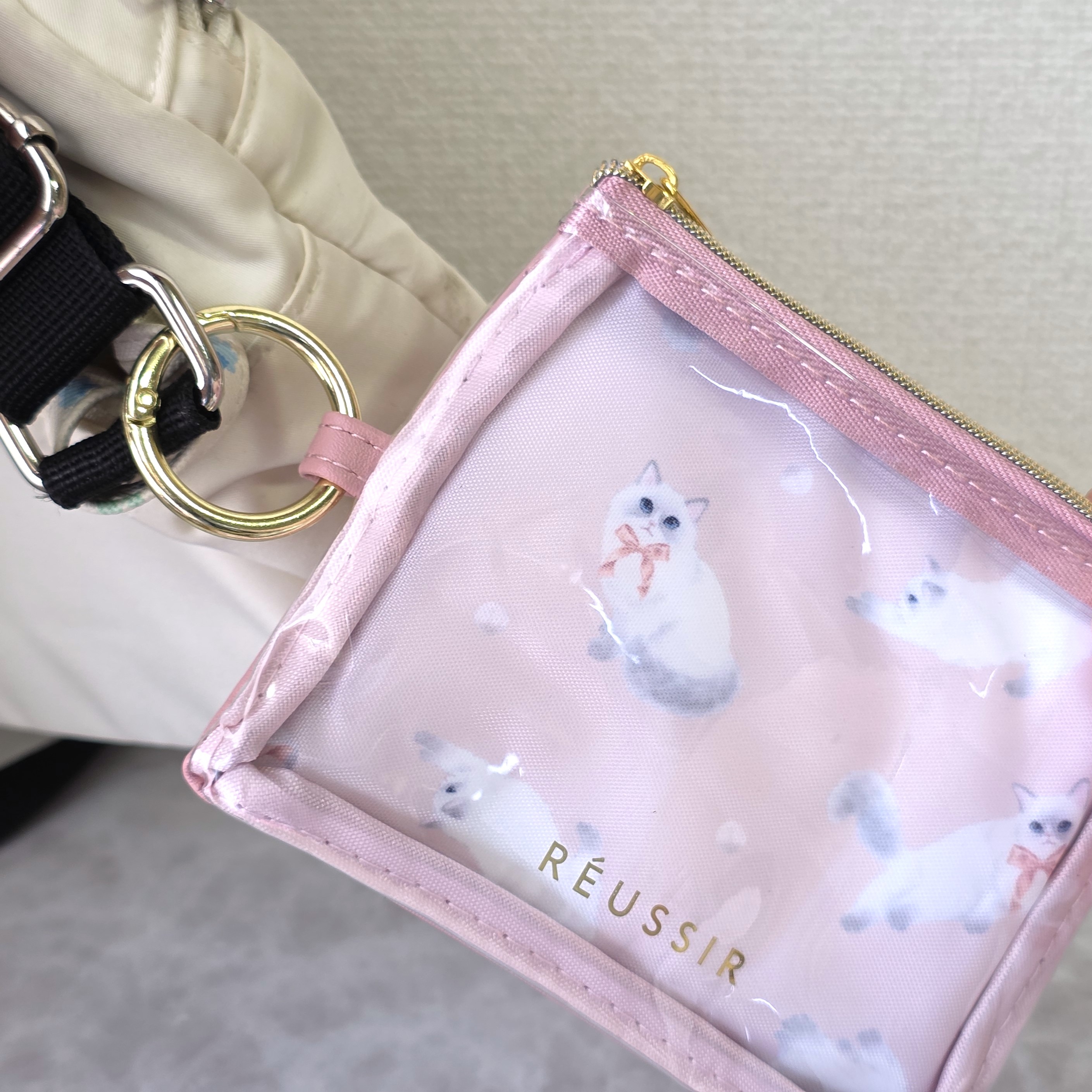 THREEPPY(スリーピー)「CLプリゴ ポケティポーチ(ねこ柄)」