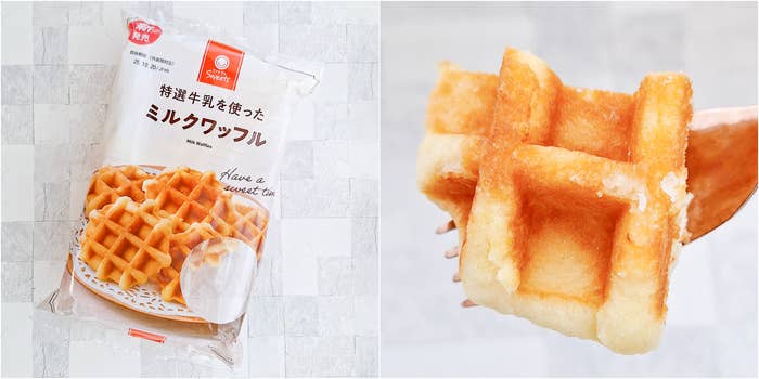 ファミリーマート「特選牛乳を使ったミルクワッフル 6個入」