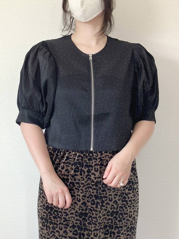 coca(コカ)の「シースルーブラウスジャケット レディース」