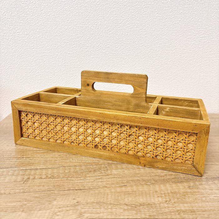 salut!(サリュ)「《WEB限定商品》ラタン仕切りボックス」
