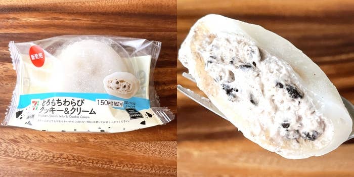 セブンイレブンの「とろもちわらびクッキー&クリーム」