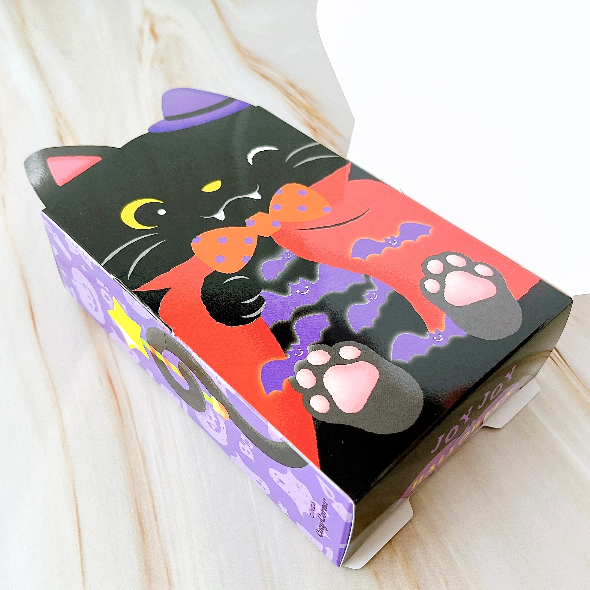 銀座コージーコーナーの「JOYJOYハロウィン 黒ねこボックス(9個入)」