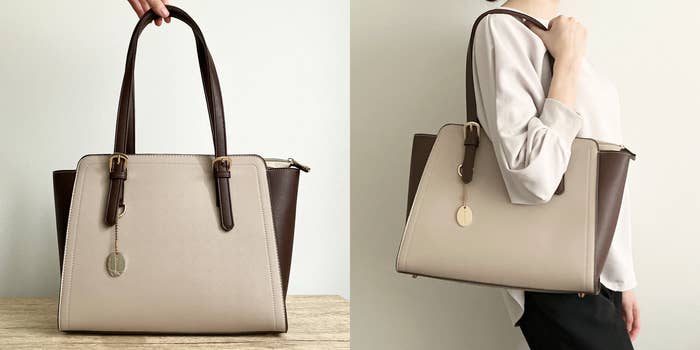 Honeys(ハニーズ)の「ベルトハンドルA4トート」