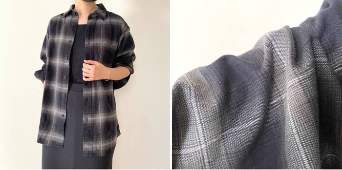 ユニクロの「フランネルチェックシャツ」