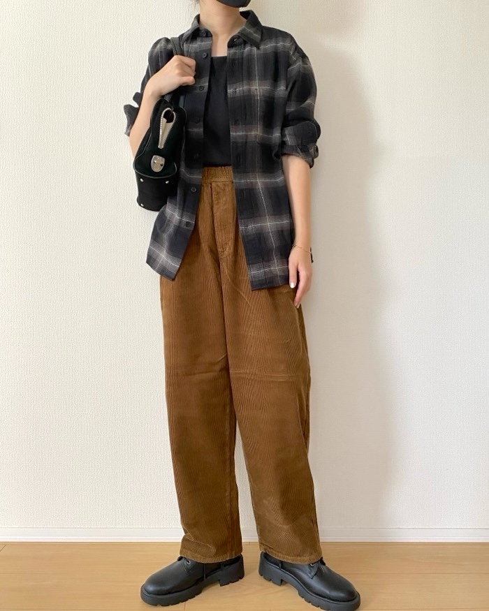 ユニクロの「フランネルチェックシャツ」