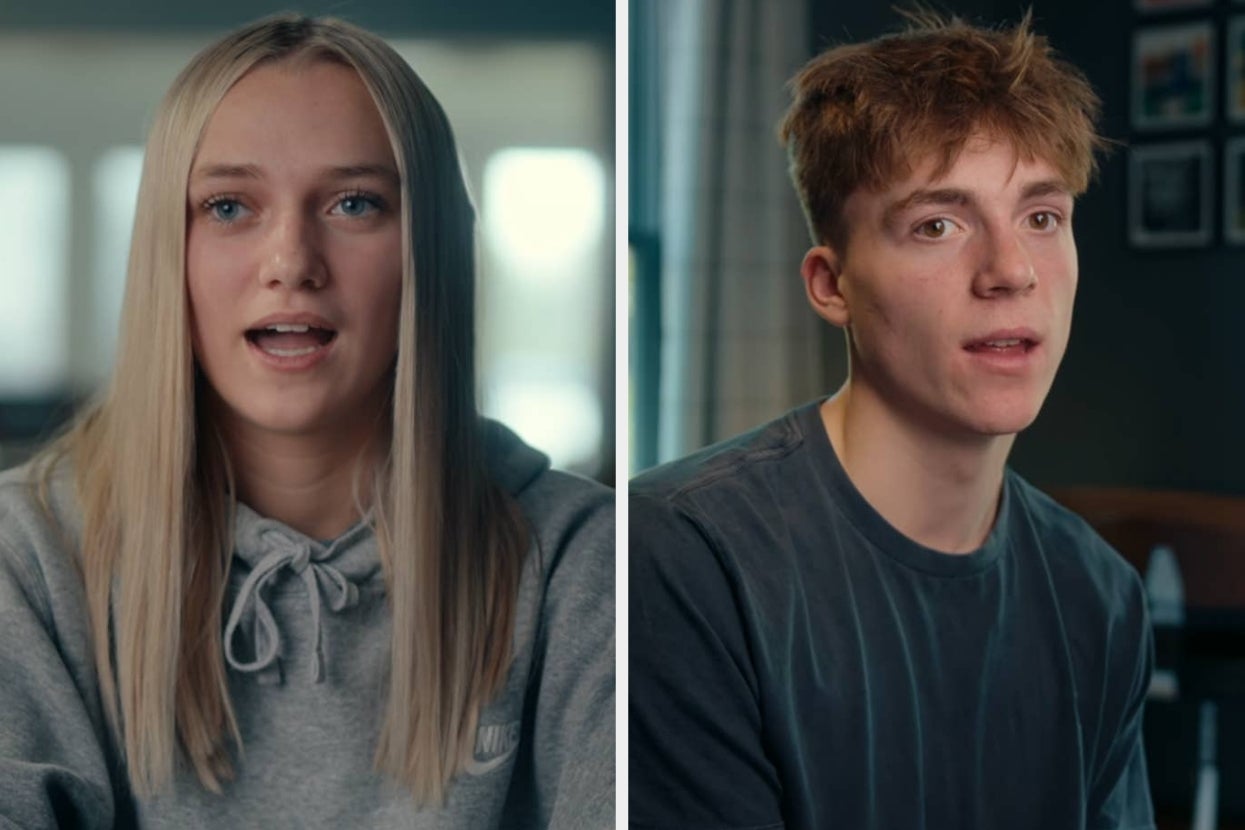 Side by side of Lauryn Licari and Owen McKenny from the Netflix documentary "Unknown Number"