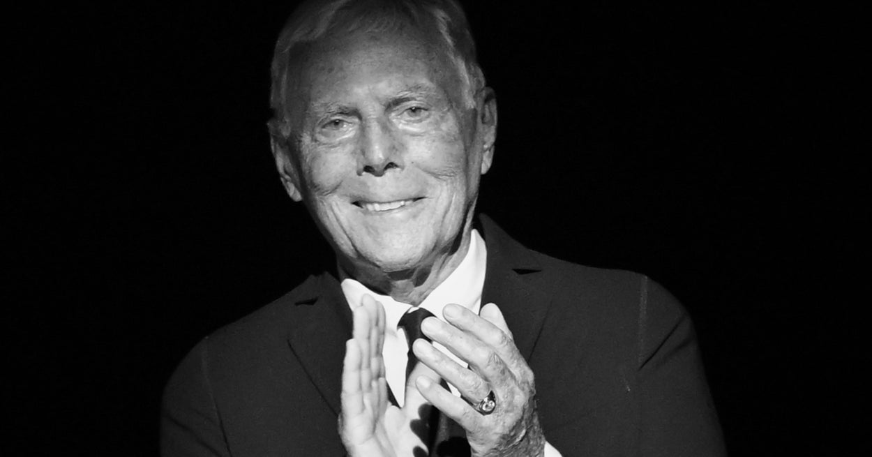 Legendary Italian Fashion Designer Giorgio Armani Has Died At 91