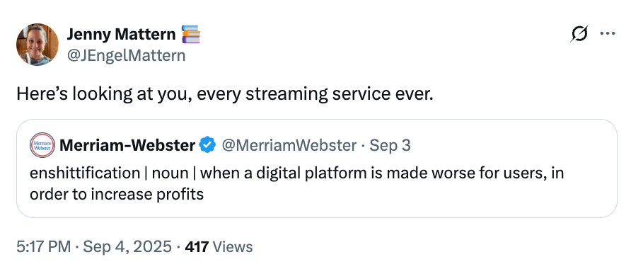 The Word "Enshittification" Is Going Viral