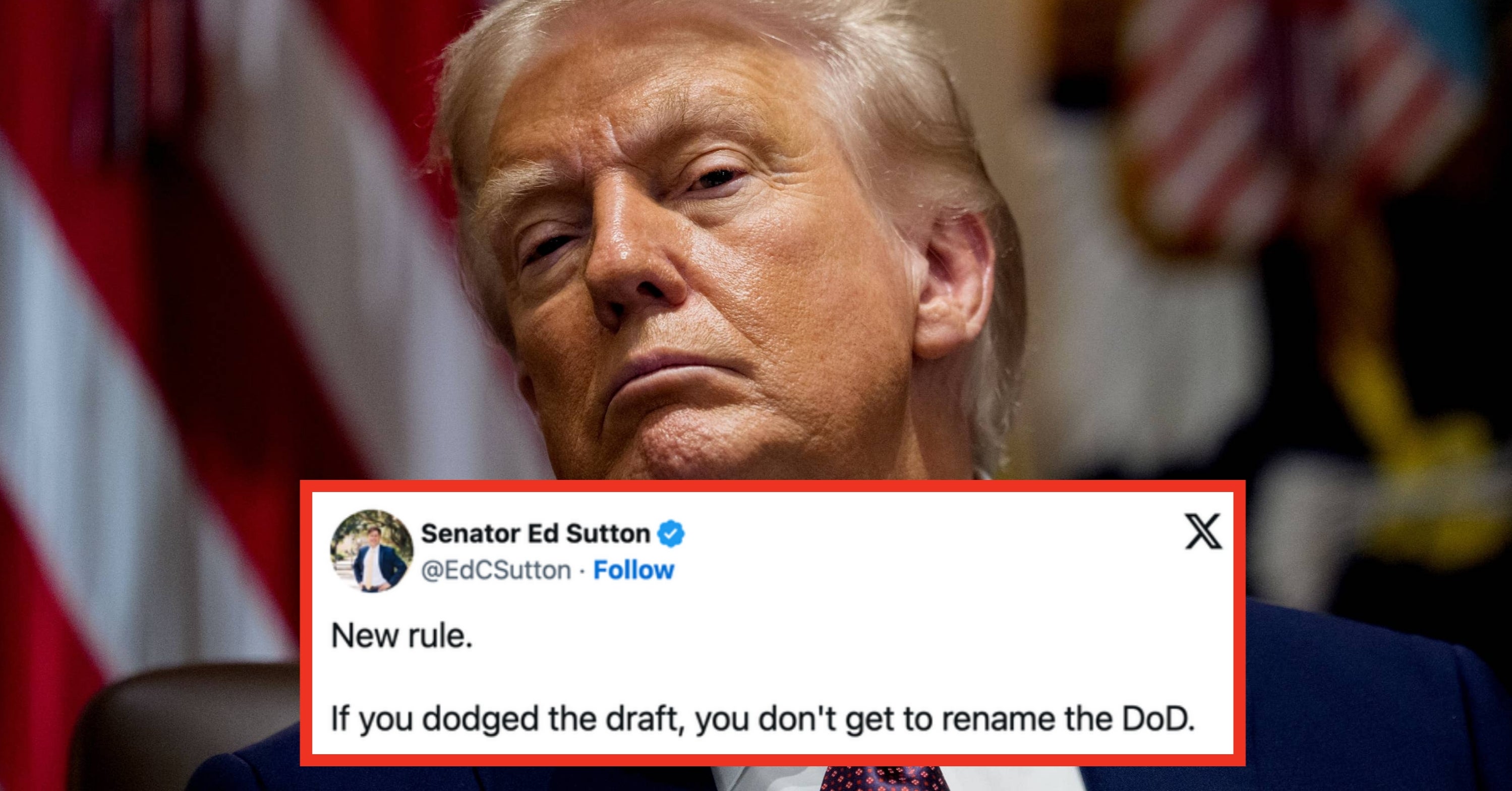 Donald Trump Has Renamed The Department Of "Defense," And It's Going Viral