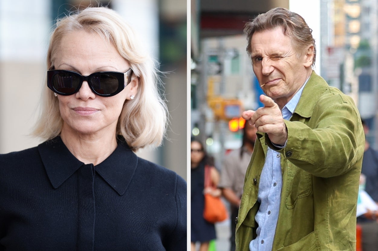 After Rumors That Her Relationship With Liam Neeson Is Fake, Pamela Anderson Responded