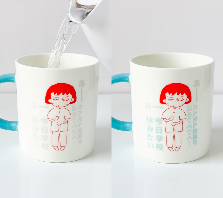 3COINS(スリーコインズ)「マグカップ:430ml/ちびまる子ちゃん(りぼん70周年)」