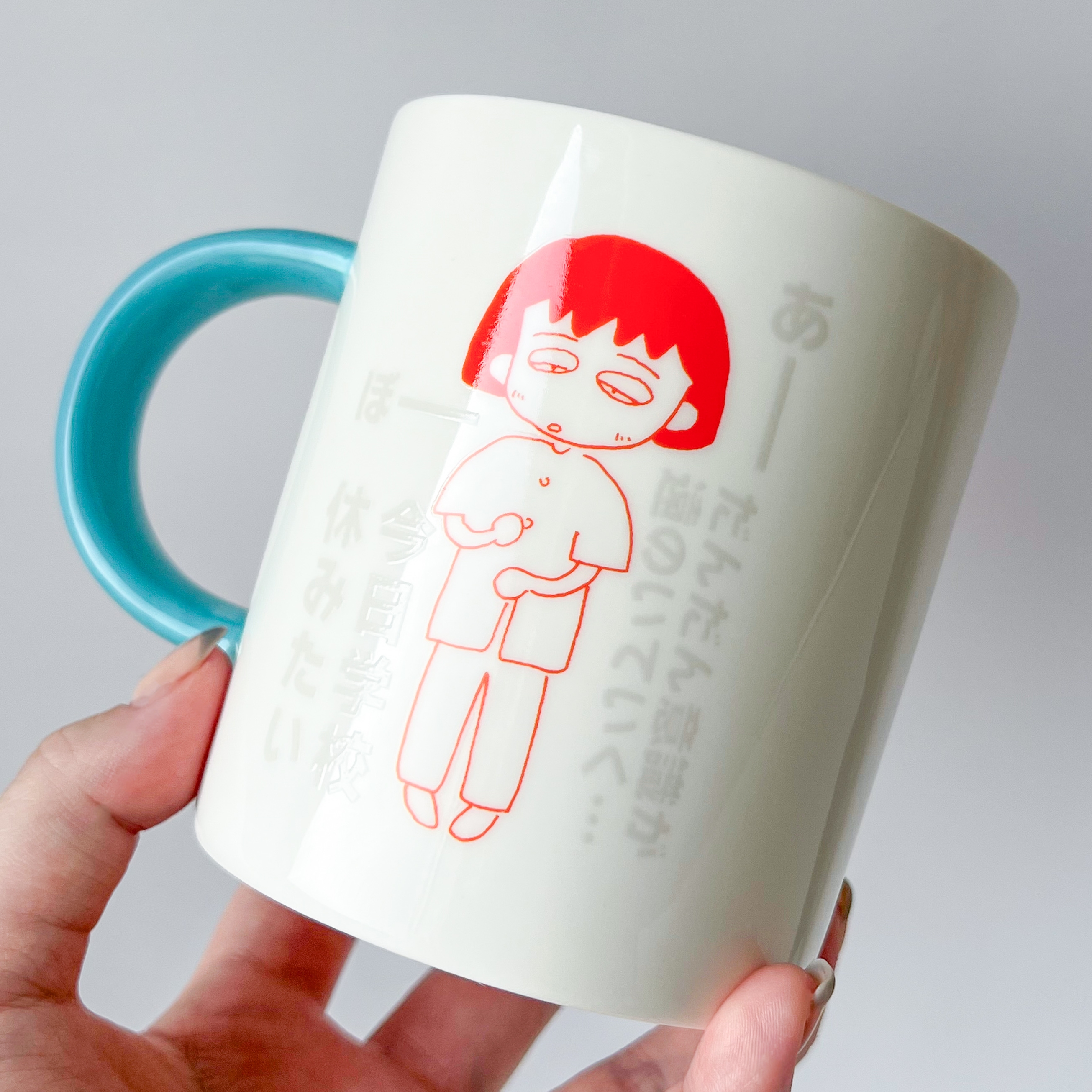 3COINS(スリーコインズ)「マグカップ:430ml/ちびまる子ちゃん(りぼん70周年)」
