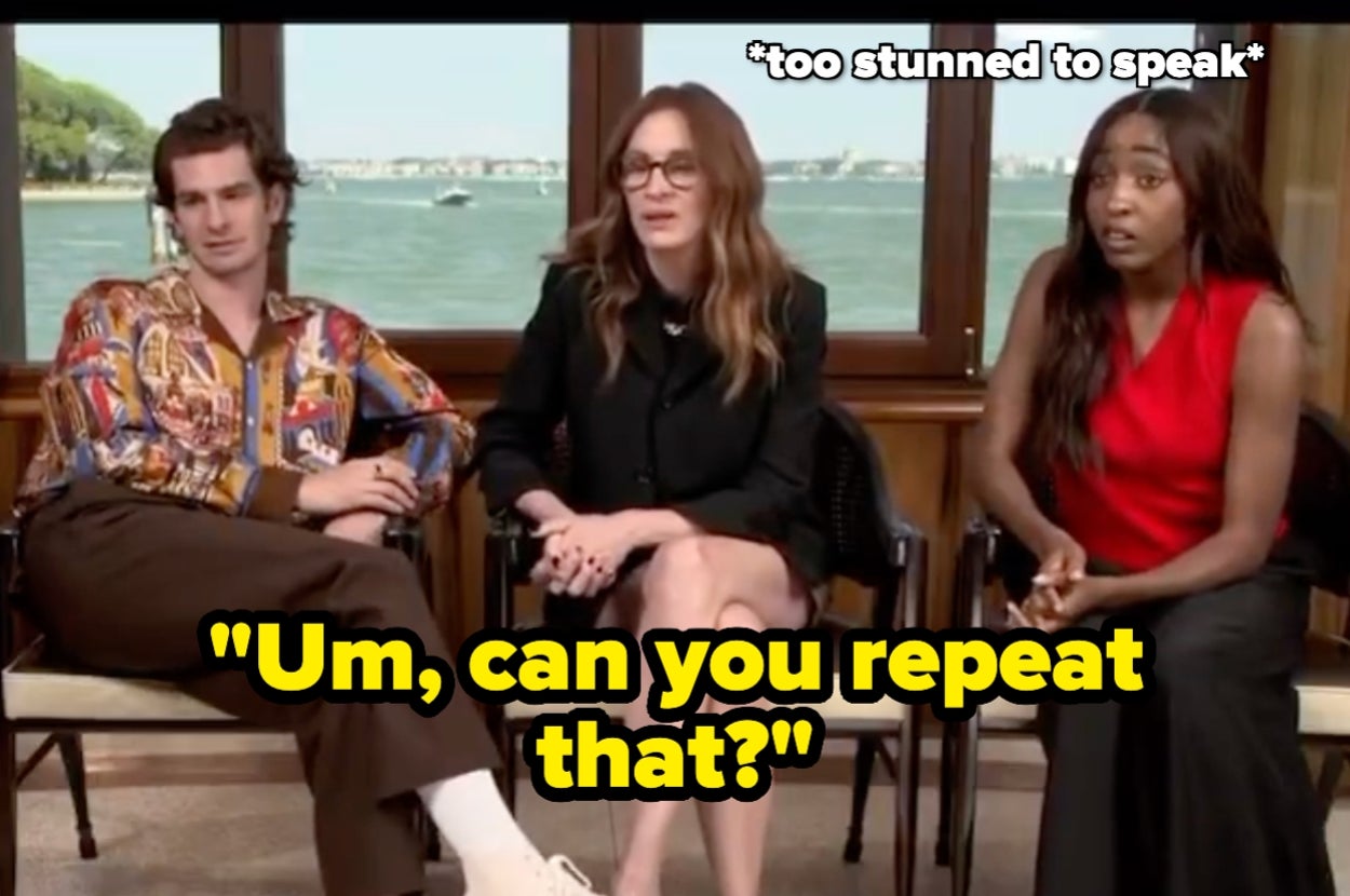 Ayo Edebiri Was Excluded From A Question With Julia Roberts And Andrew Garfield, And The Internet Is Rightfully Pissed