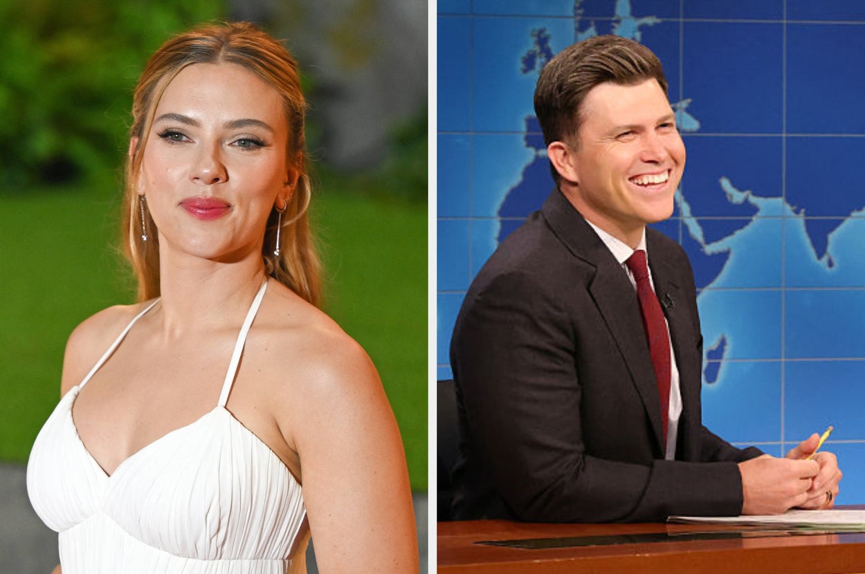 Scarlett Johansson Just Confirmed Whether Or Not Colin Jost Is Returning To "Saturday Night Live," And I Was Sweating Bullets
