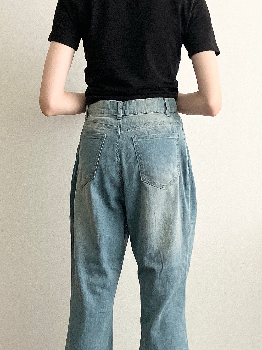 Honeys(ハニーズ)の「デニムフレアパンツ」