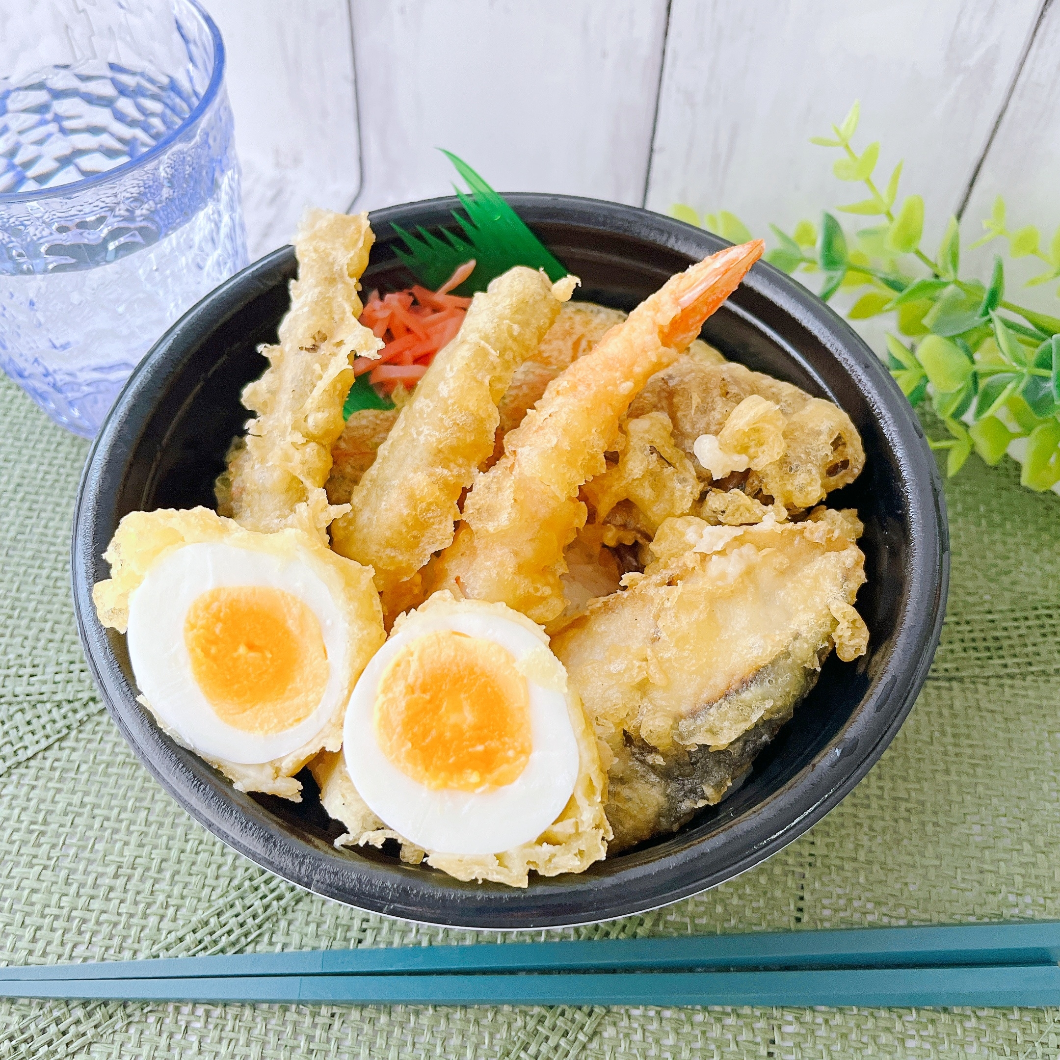 ほっかほっか亭の「月見天丼」
