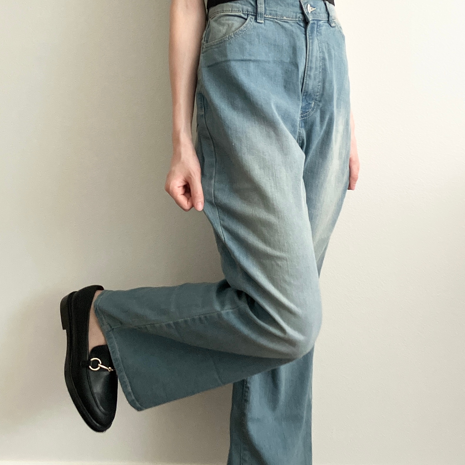 Honeys(ハニーズ)の「デニムフレアパンツ」