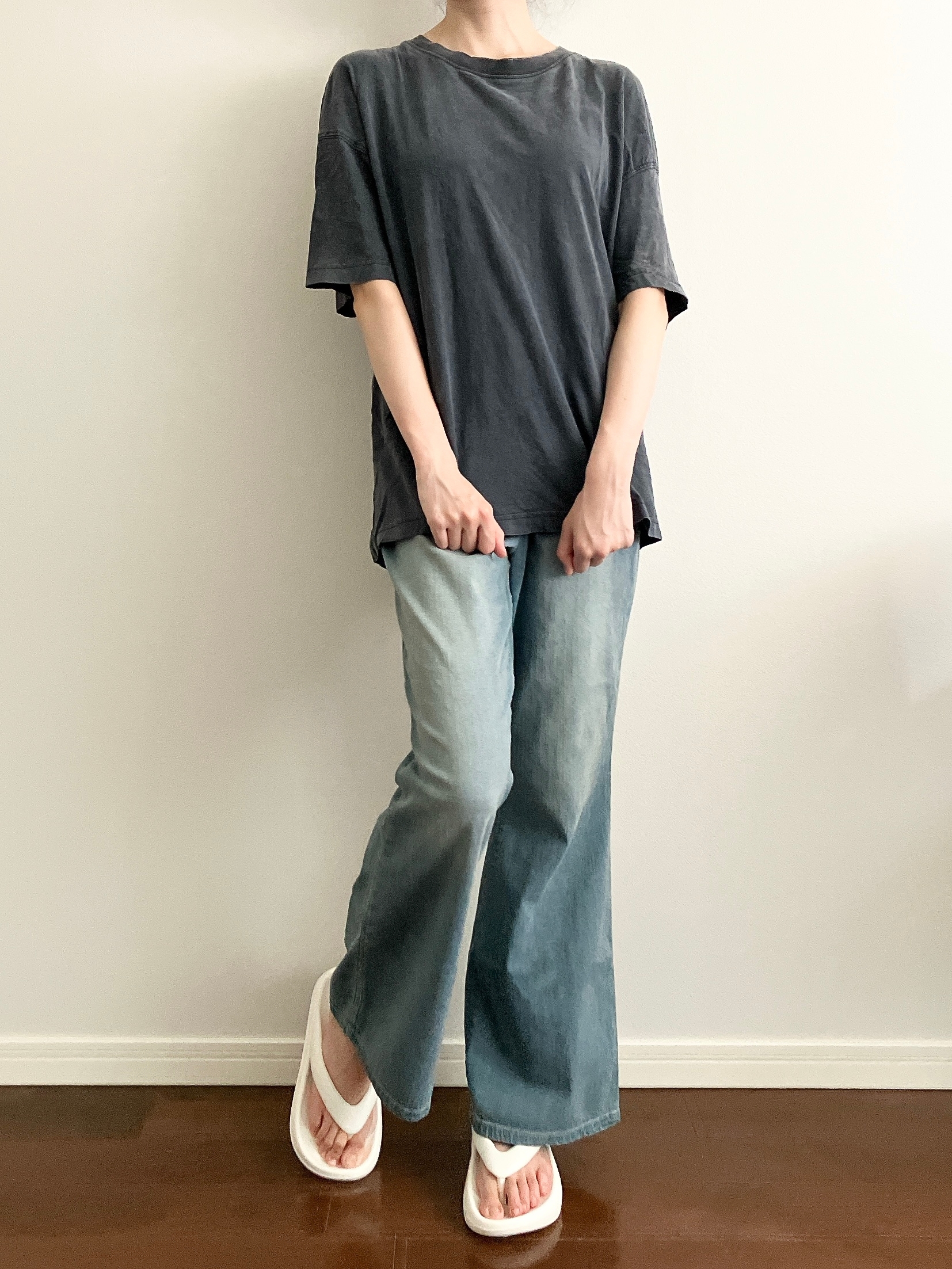 Honeys(ハニーズ)の「デニムフレアパンツ」