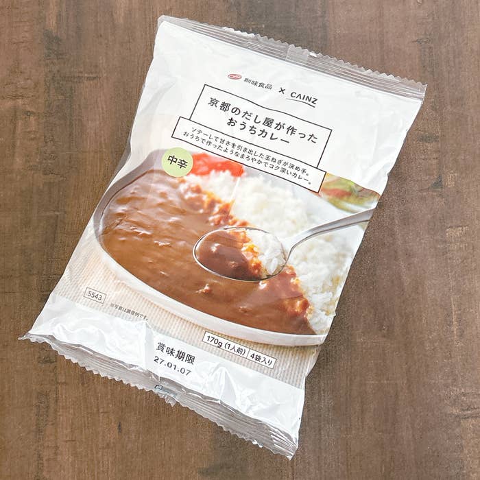 CAINZ(カインズ)の「京都のだし屋さんが作ったおうちカレー 170g×4袋」