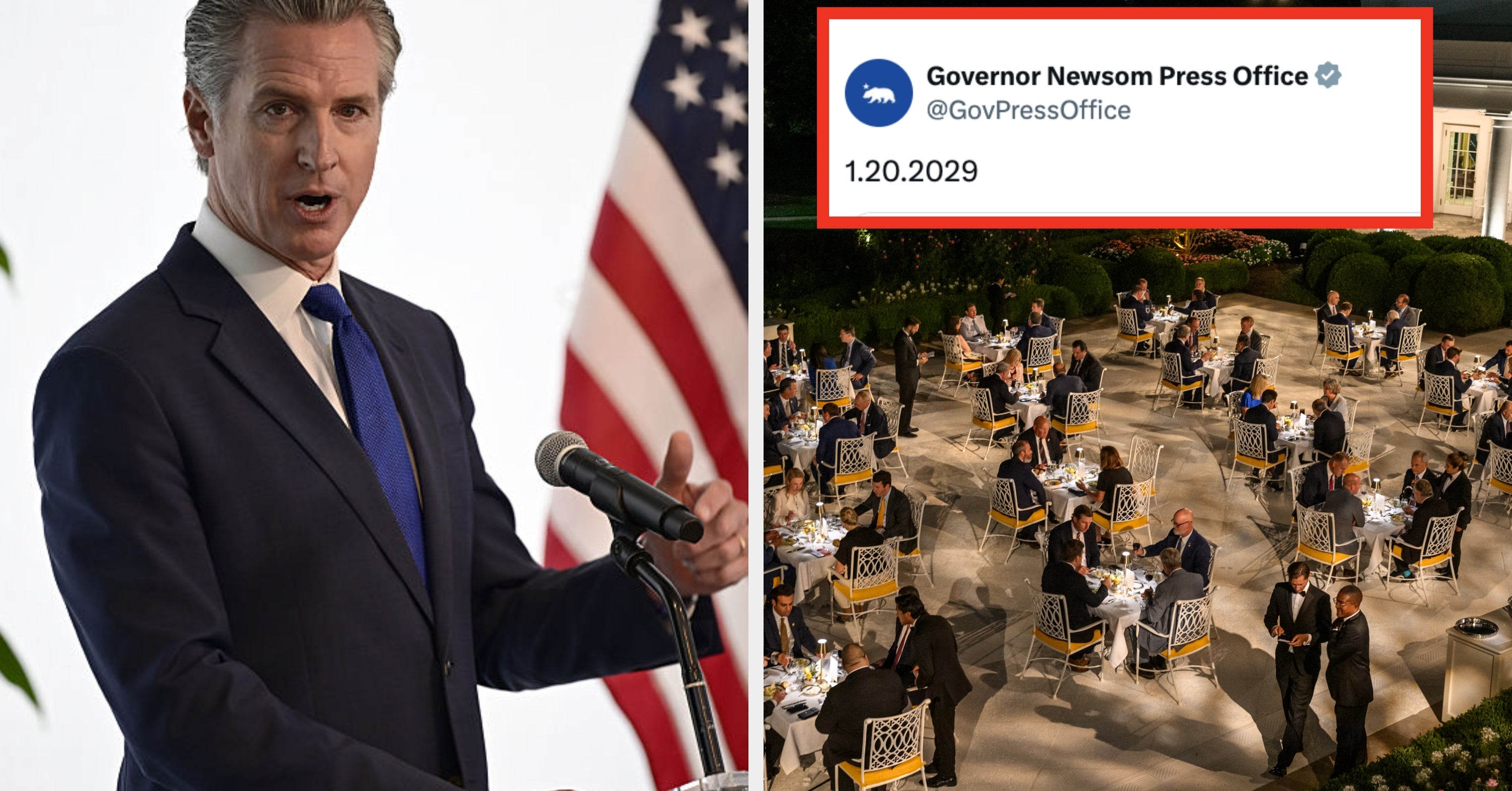 Gavin Newsom Just Gave Trump's New Rose Garden A Brutal Nickname