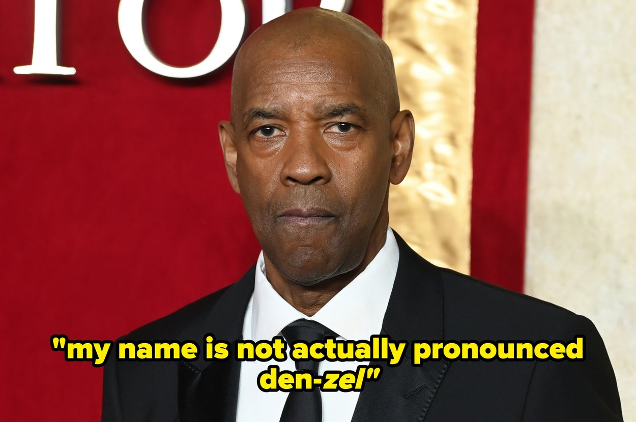 I’m Laughing At These Reactions To Denzel Washington Revealing How His Name Is Actually Meant To Be Pronounced