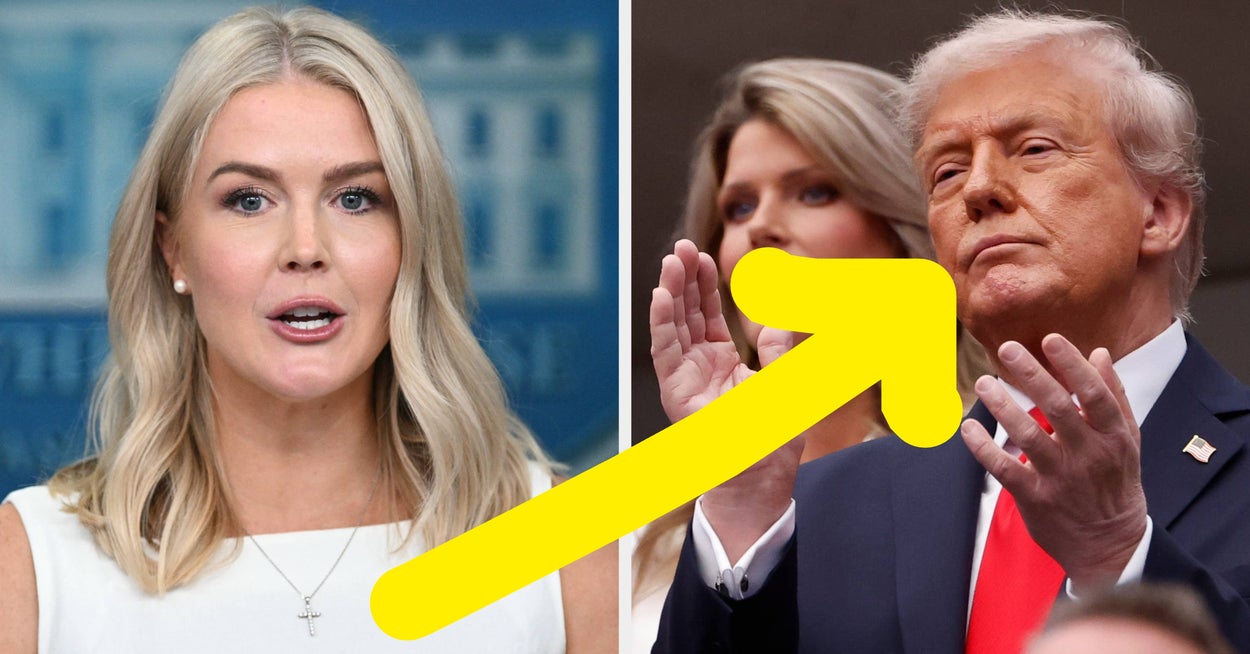 People Are Calling Karoline Leavitt's Video Of What Trump Did At The US Open So "Embarrassing"