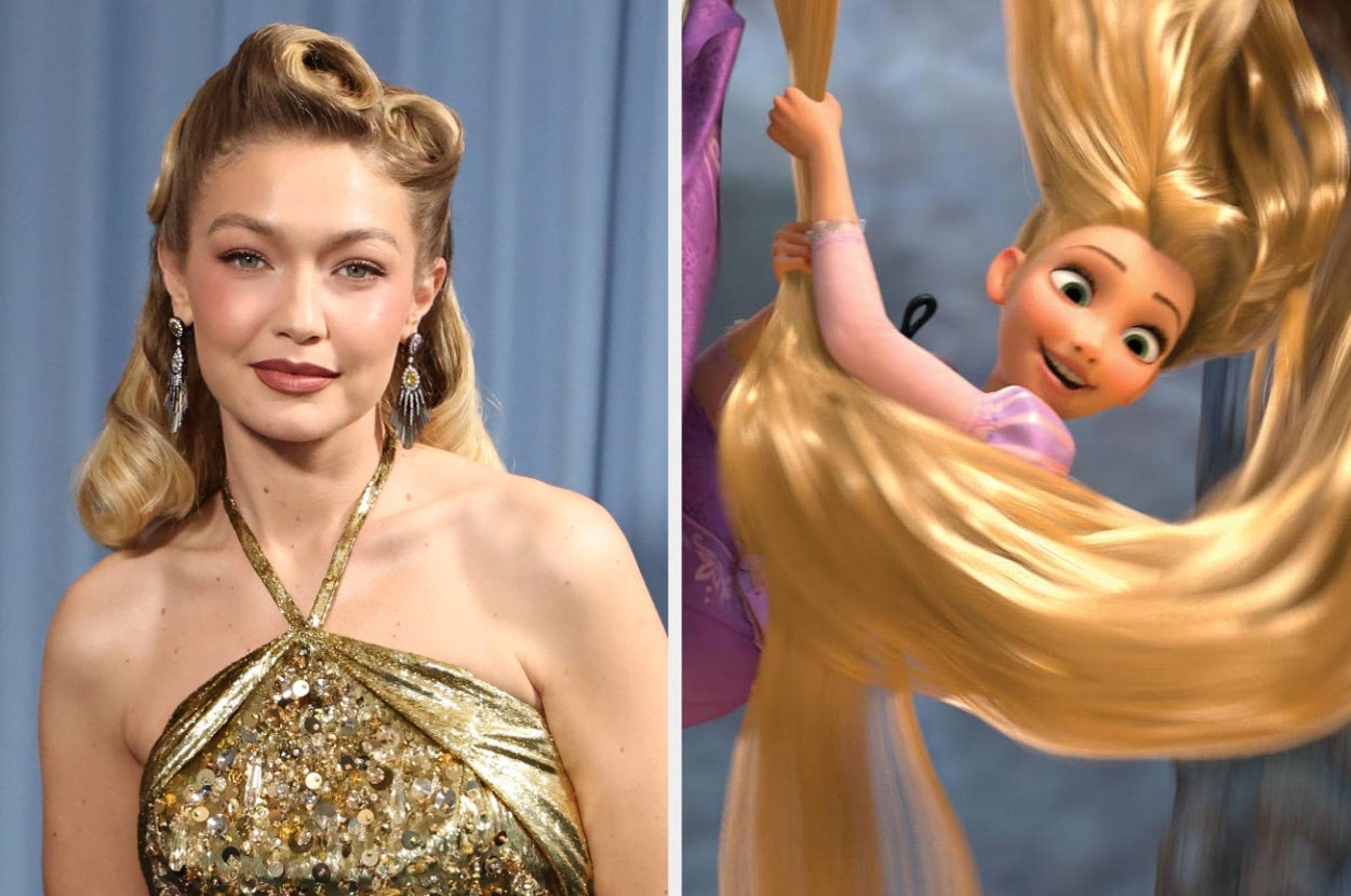 Gigi Hadid Auditions for Rapunzel in Disney's 'Tangled' Remake