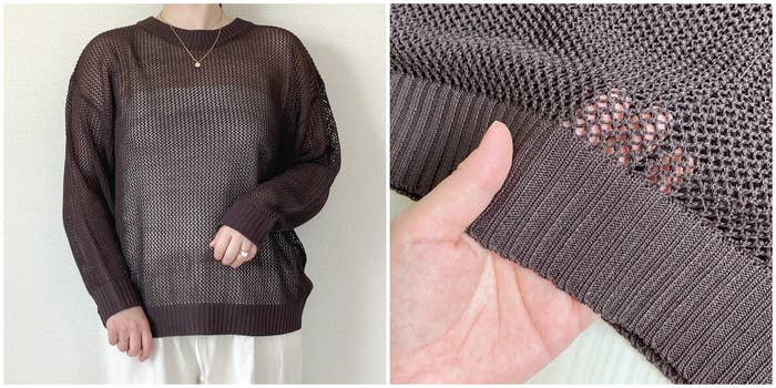 coca(コカ)の「メッシュニットプルオーバー レディース」