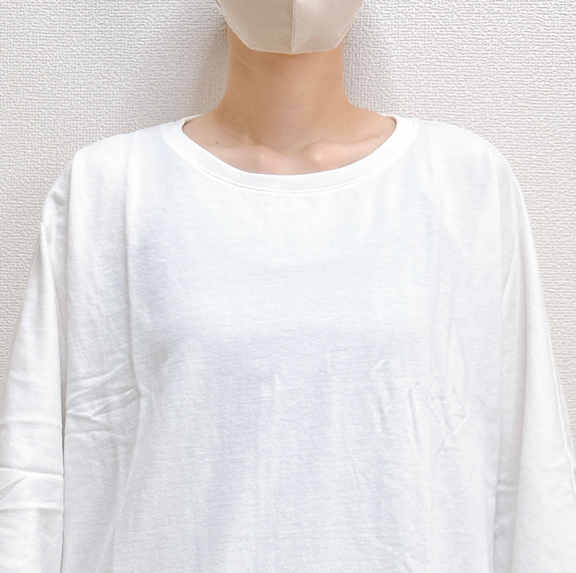 無印良品「婦人 ライトスウェット七分袖プルオーバー」