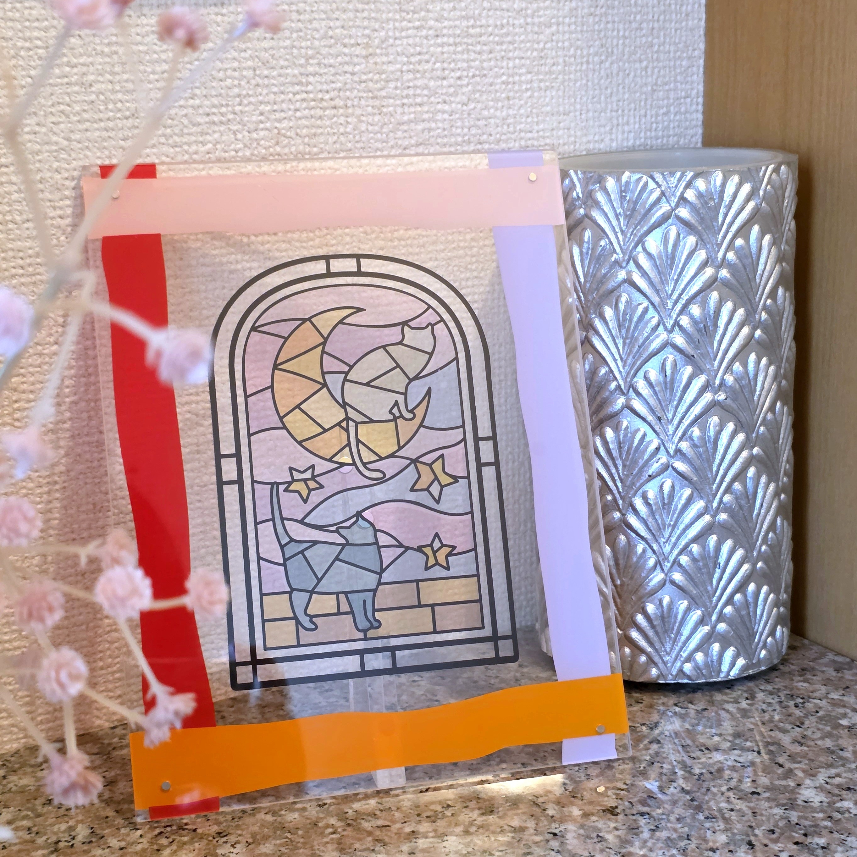 DAISO(ダイソー)「ステンドグラス風シールアートキット 大人用」