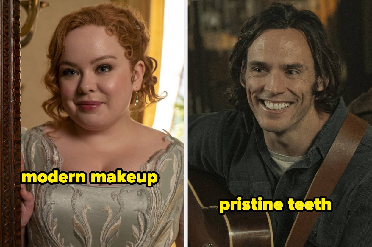 From Visible Bikini Tan Lines To “Full-On Instagram Face,” Here’s A Roundup Of Times An Actor’s Makeup, Style, Or Cosmetic Work Felt Ridiculously Out Of Place In A Period Piece