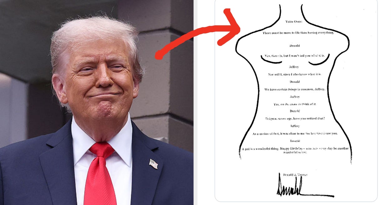 19 Tweets About Trump's Alleged Epstein Birthday Letter Because Honestly WTF
