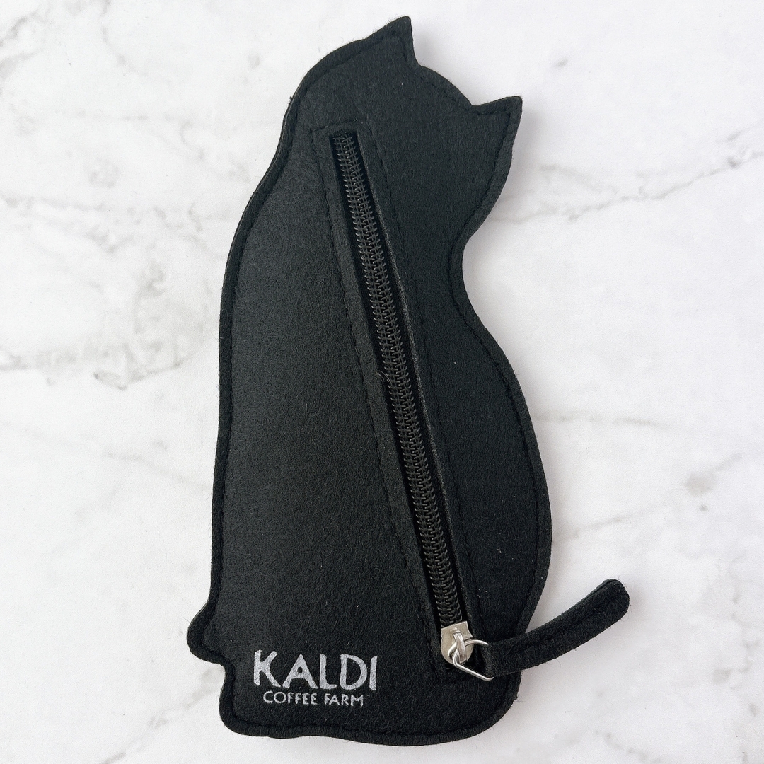 KALDI (カルディ)の「オリジナル ハロウィン黒ネコペンケース」