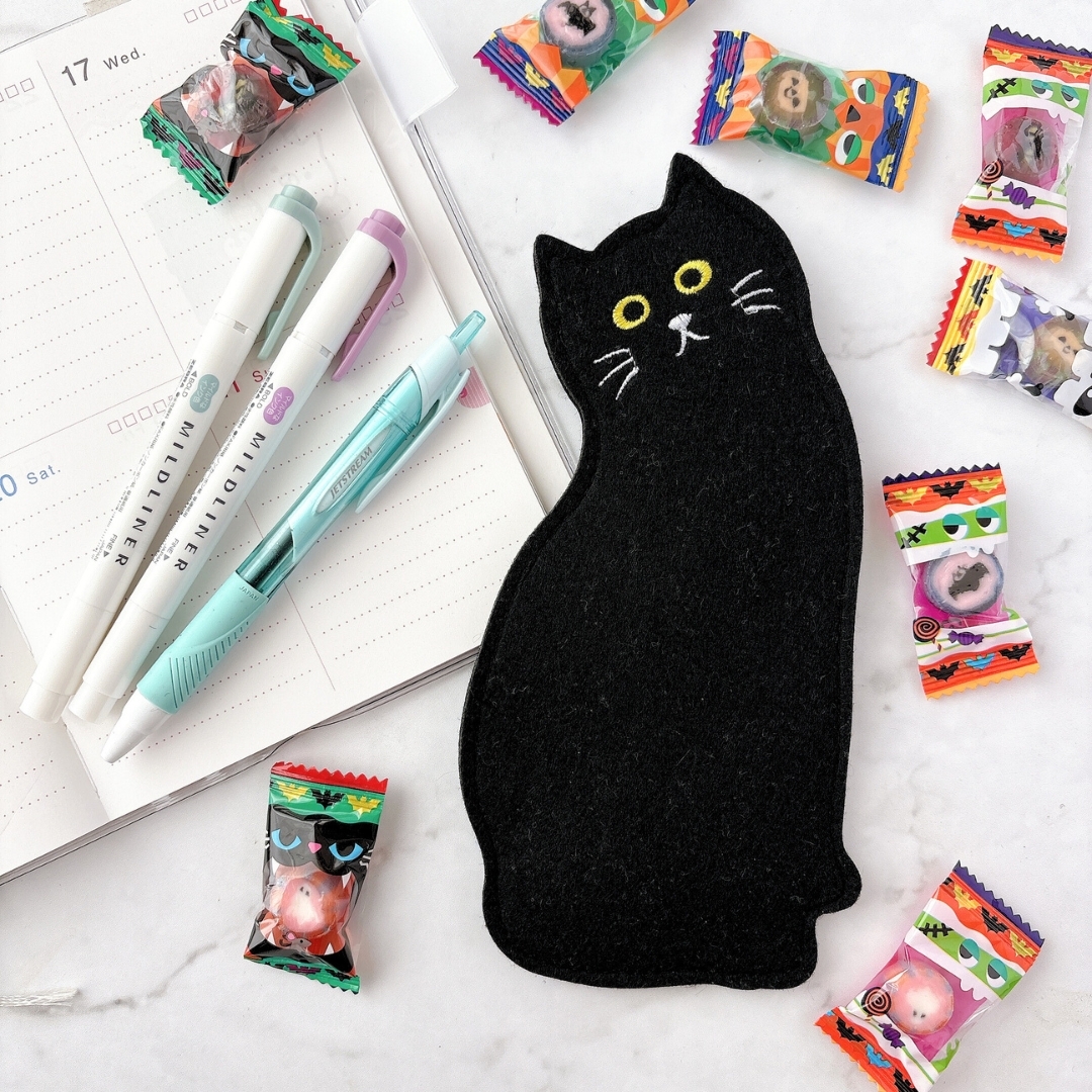 KALDI (カルディ)の「オリジナル ハロウィン黒ネコペンケース」