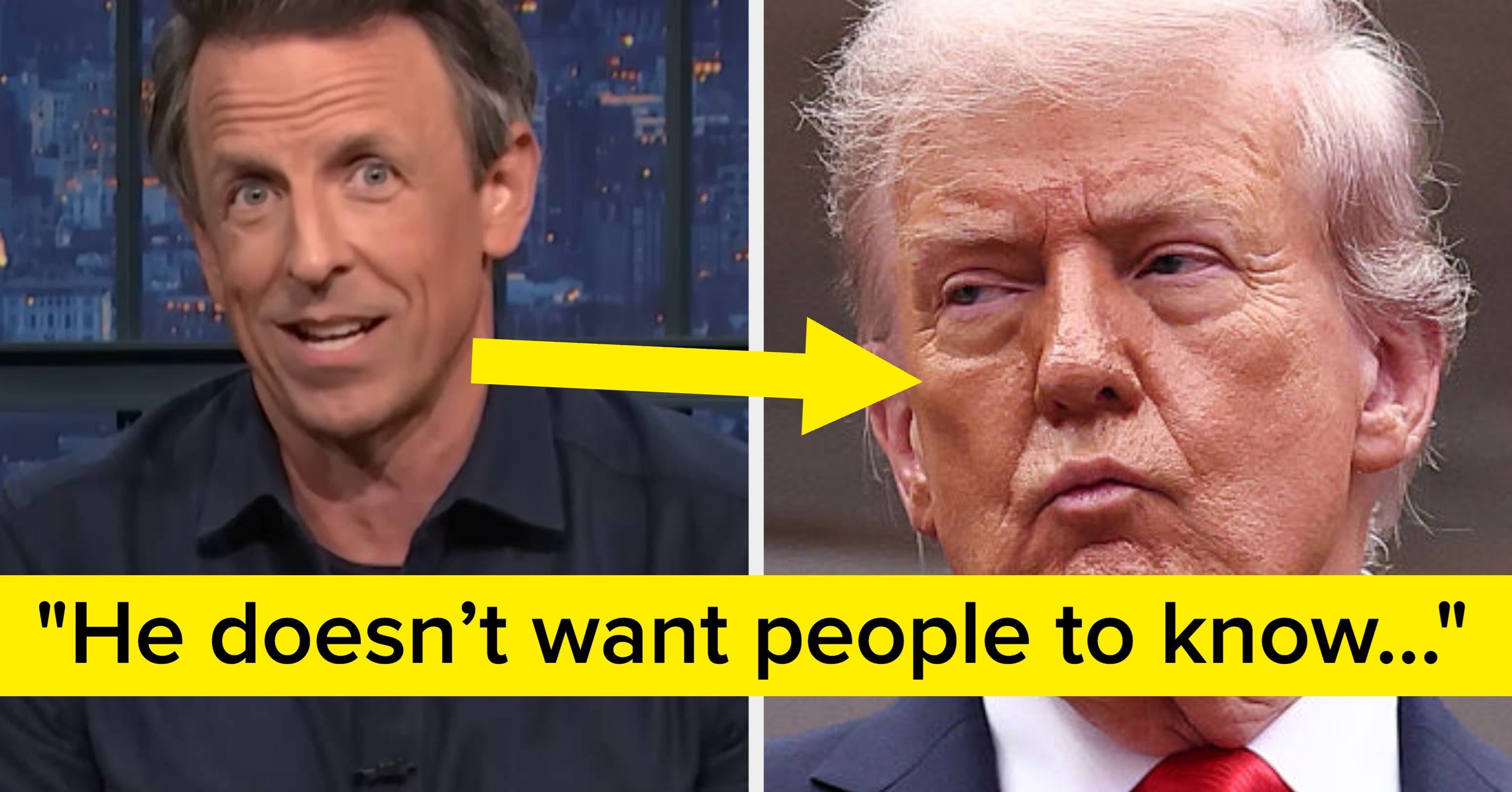 Seth Meyers Says This Is What Trump "Doesn't Want People To Know'" About This Whole Epstein Saga