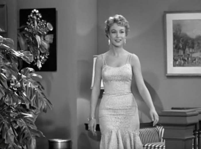 barbara eden dancing blue dress Boogie Shoes