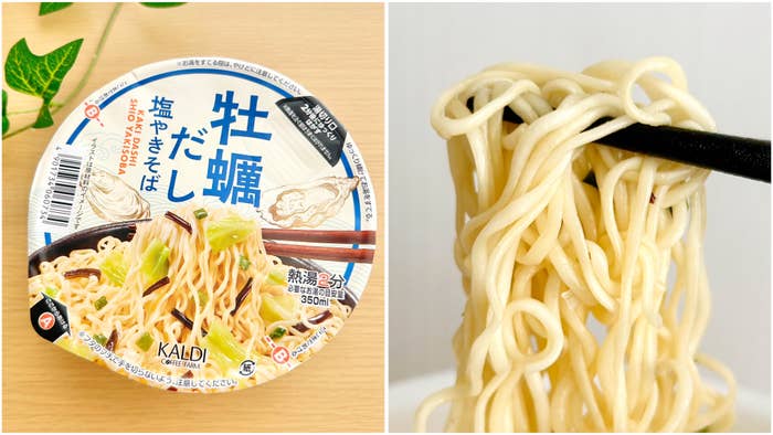 KALDI(カルディ)の「牡蠣だし塩やきそば68g」