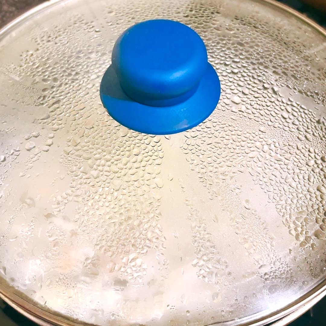 加熱してる様子。