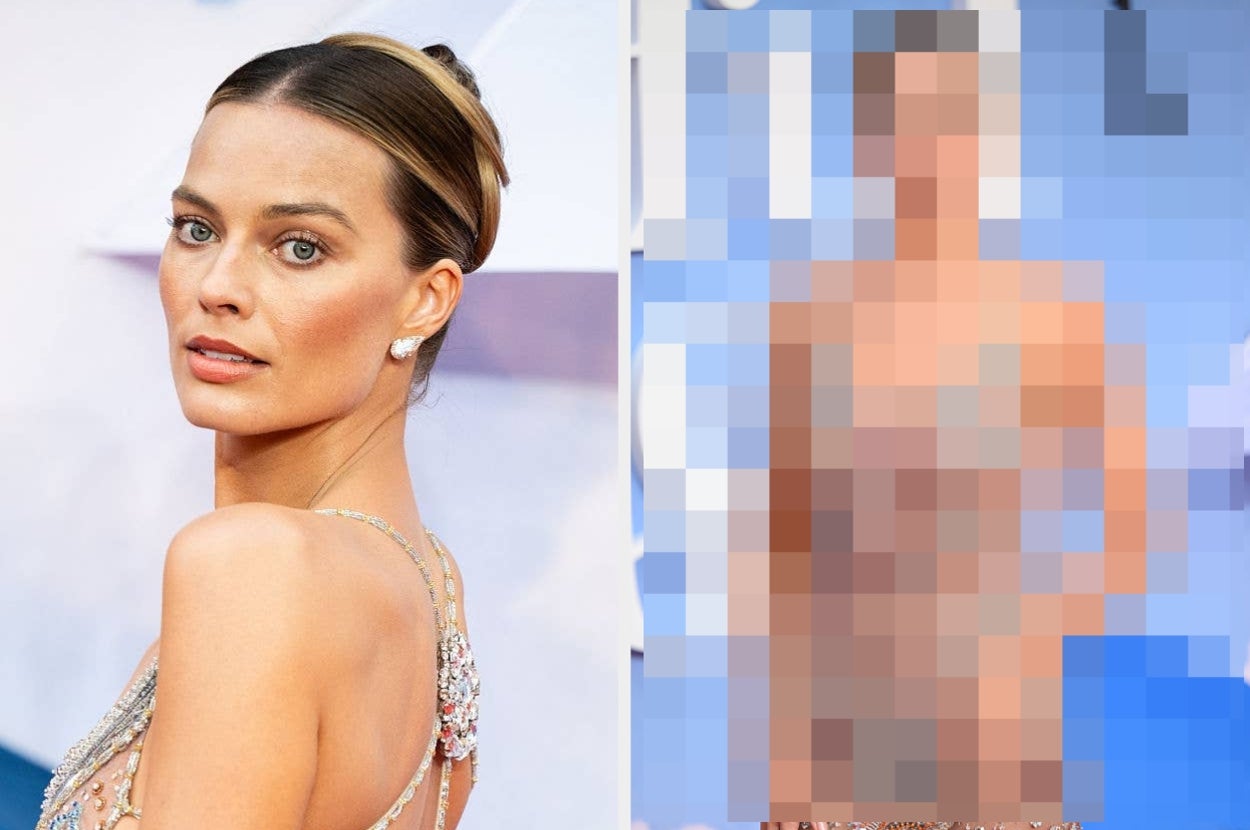People Can't Stop Talking About Margot Robbie's "Big, Bold, Beautiful" Naked Dress On The Red Carpet