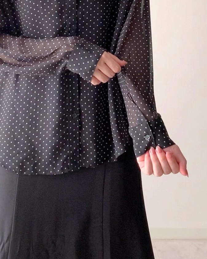 しまむらの「TNKダブルフリルドットBL」