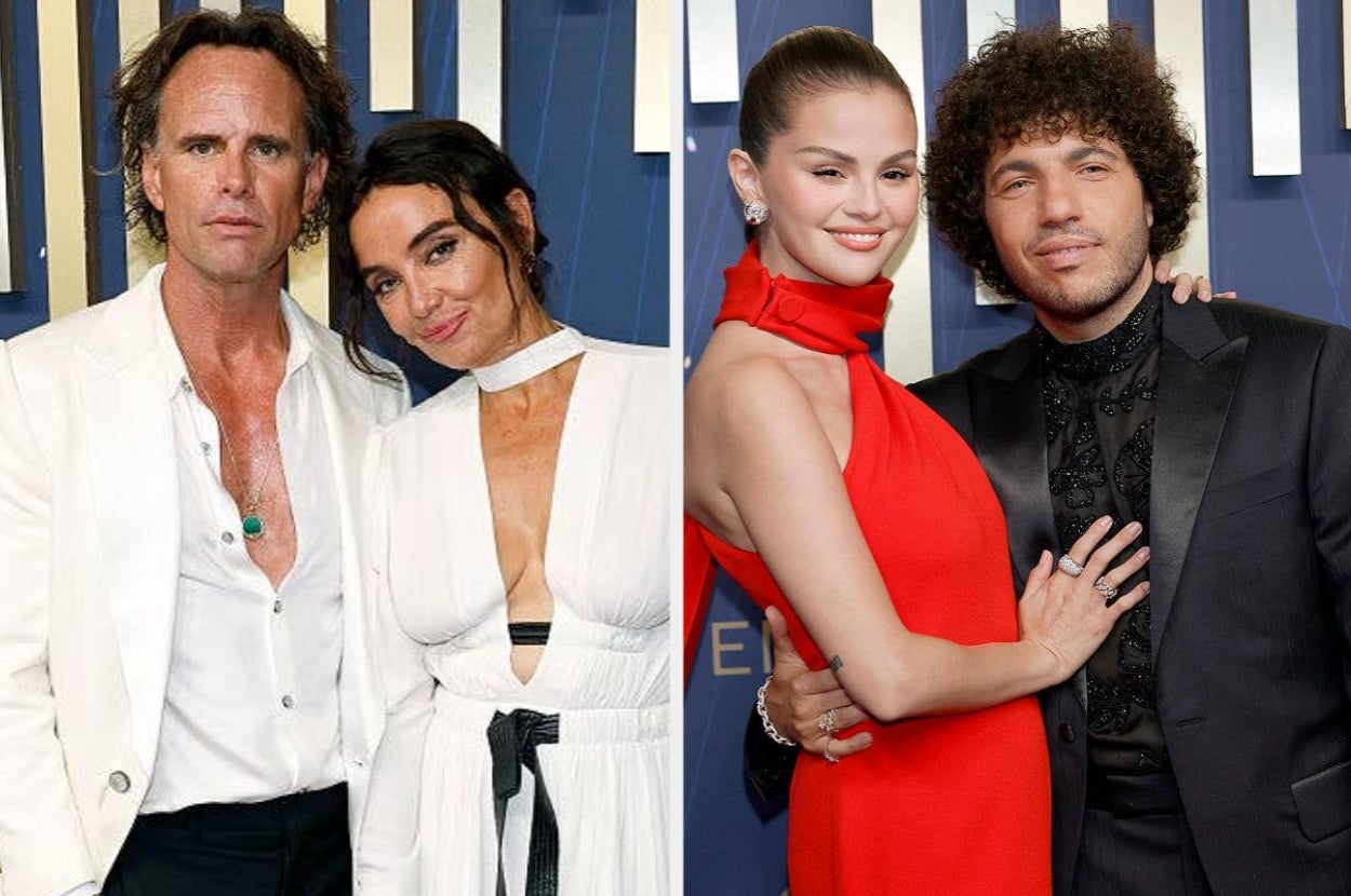 Here's What Celeb Couples Wore On The Red Carpet At The 2025 Emmy Awards