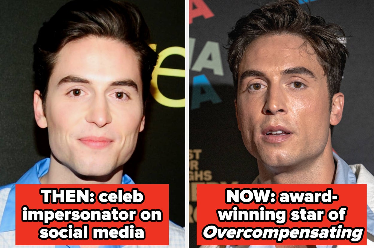 Two people side by side: one in a leather jacket, another in a "Beetlejuice" shirt with "Beer is Poop" print