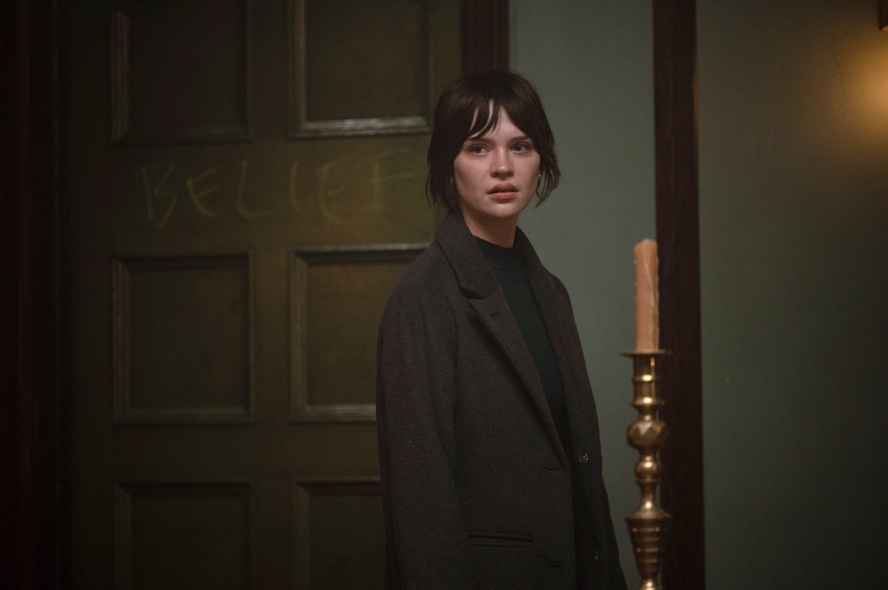 Sophie Thatcher in "Heretic."